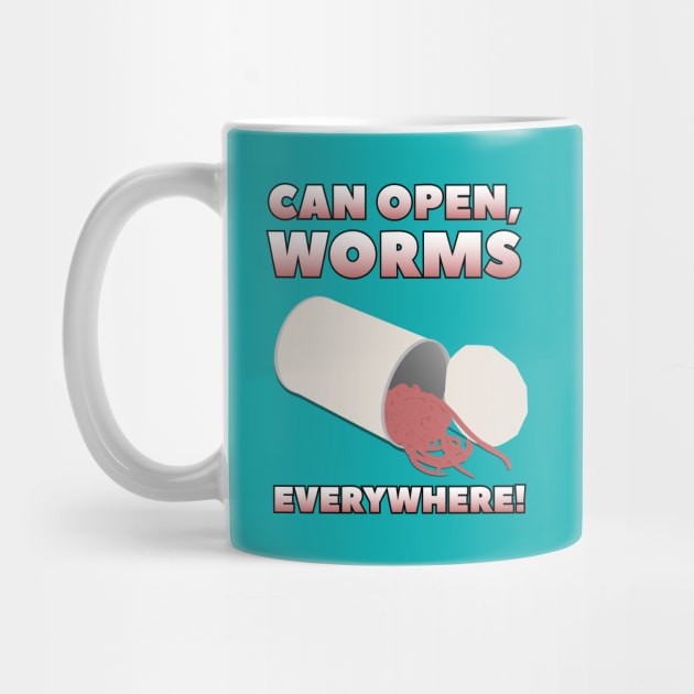 Can Open, Worms Everywhere! by doctorheadlyart by doctorheadly